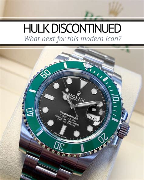 rolex hulk clasp|Rolex Hulk discontinued.